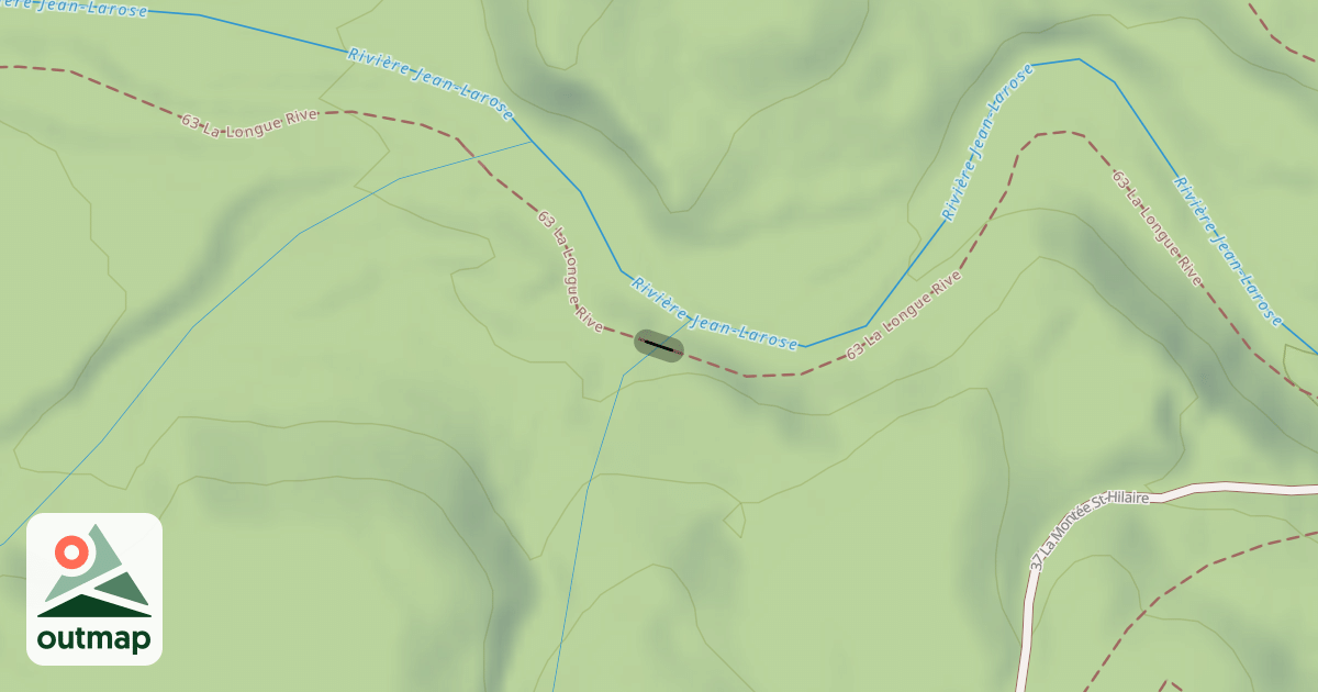 Map of 63 La Longue Rive