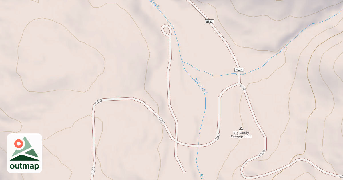 Map of BIG SANDY T3