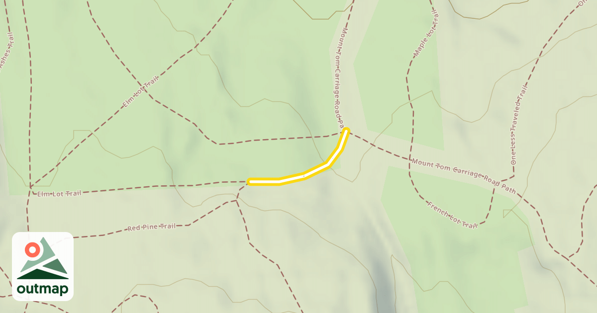 Map of Elm Lot Trail