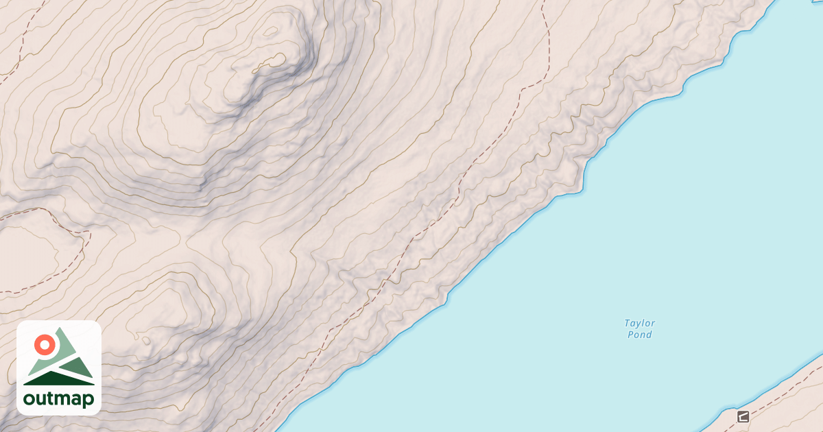 Map of Taylor Pond Loop