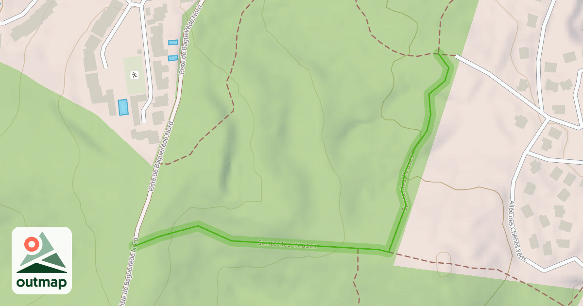 Map of Sente des Yeuses
