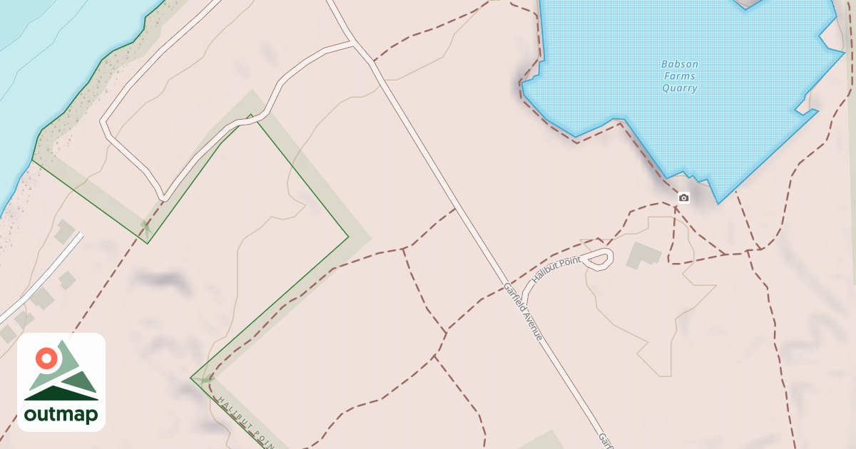Map of Back 40 Loop