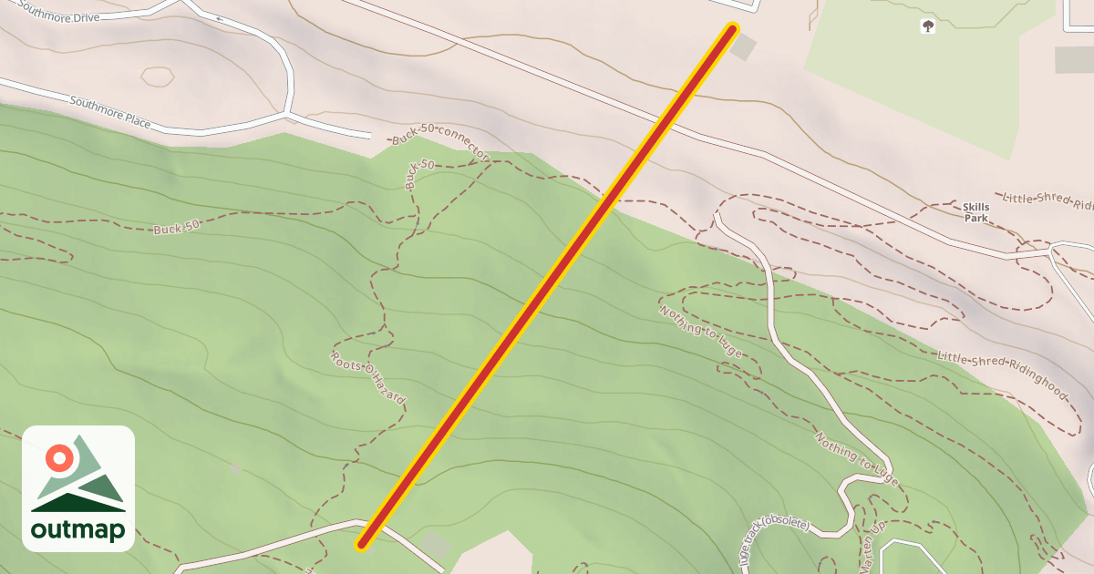 Map of Lower T-Bar