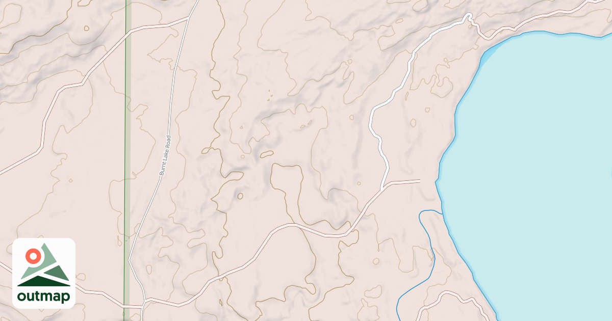 Map of BURNT LAKE