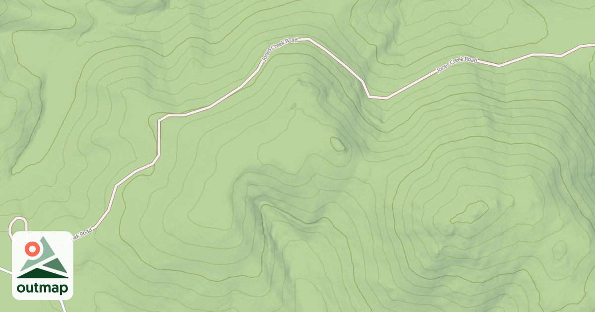 Map of JONES CREEK