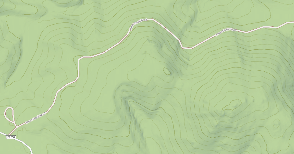 Map preview of JONES CREEK