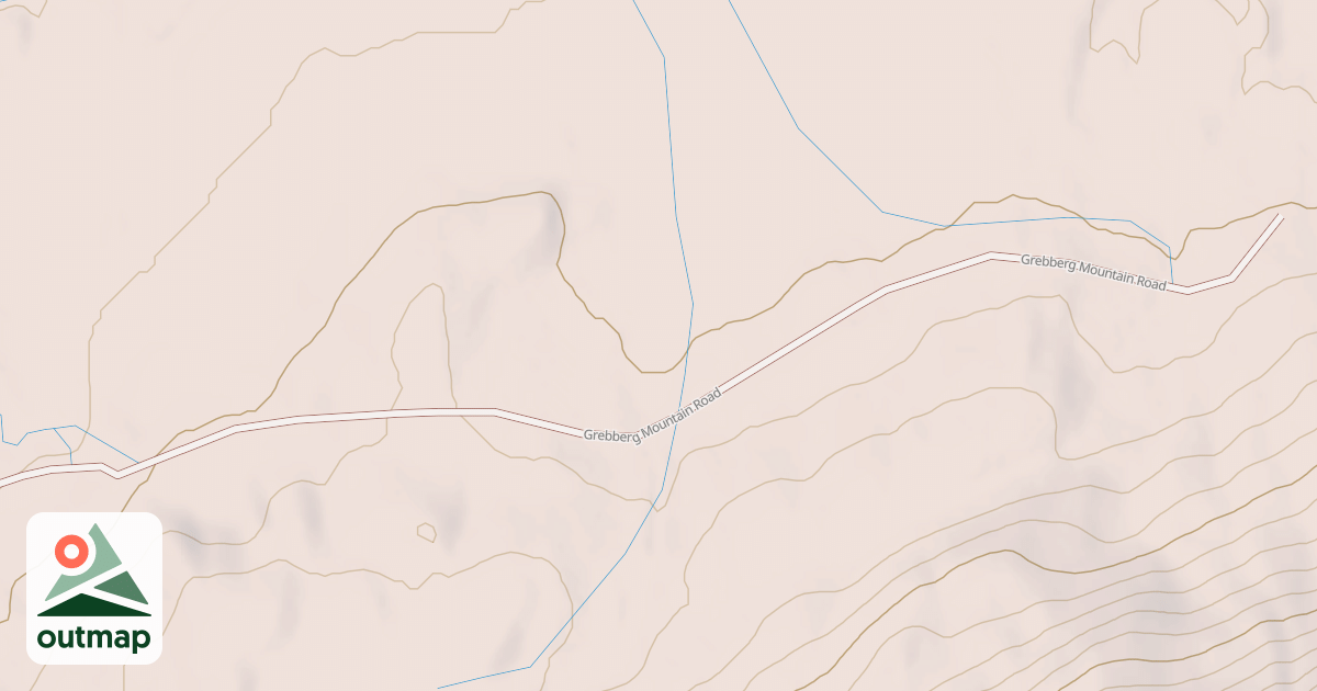 Map of GREBBERG MOUNTAIN