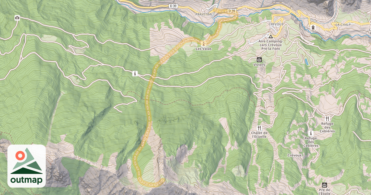 Map of Le Pic Haut — Praveyral