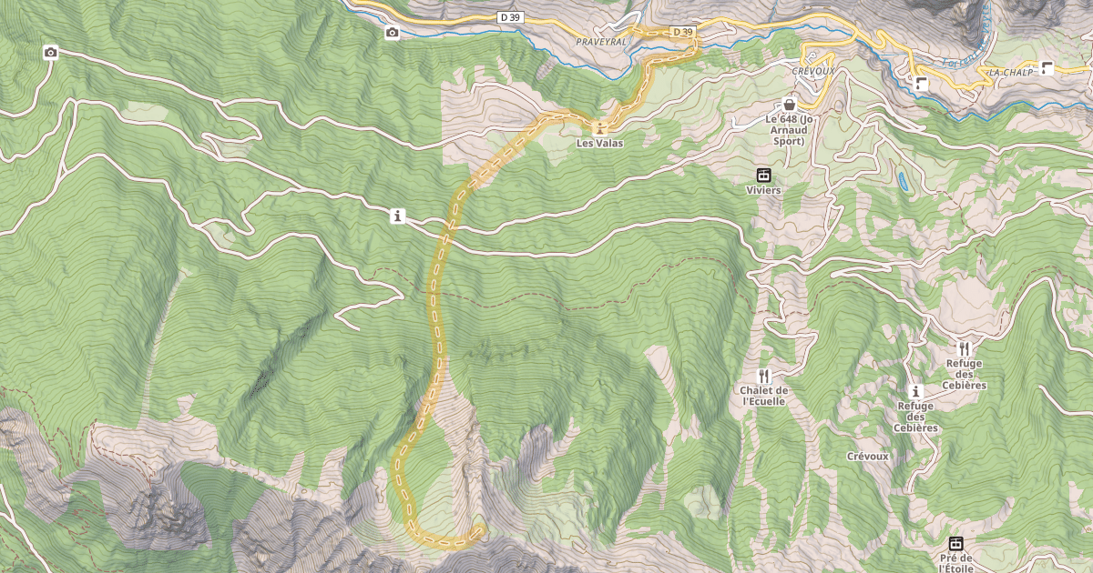 Map preview of Le Pic Haut — Praveyral