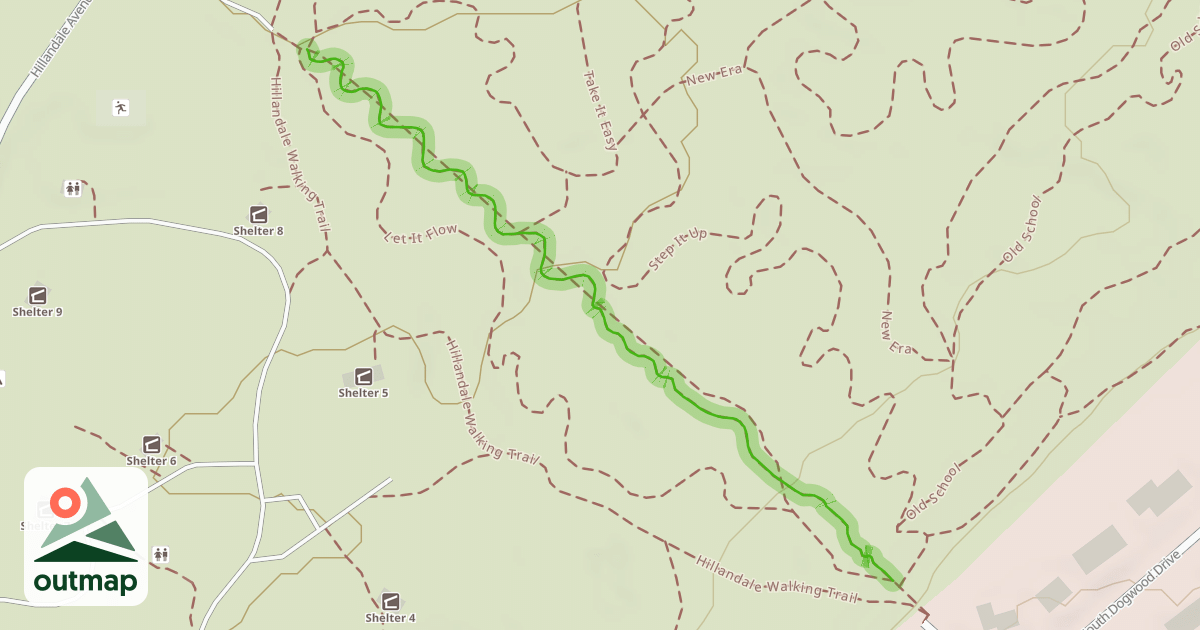 Map of Powerline Trail