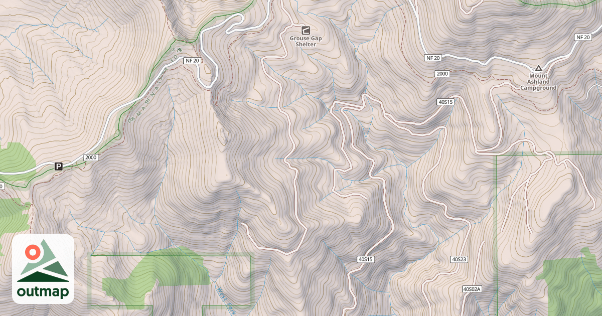 Map of GROUSE SHELTER
