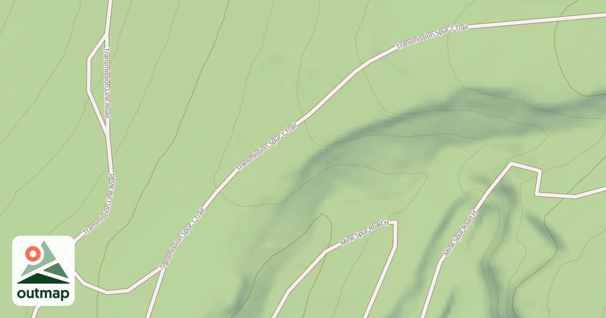 Map of TRANSMISSION SPUR 1