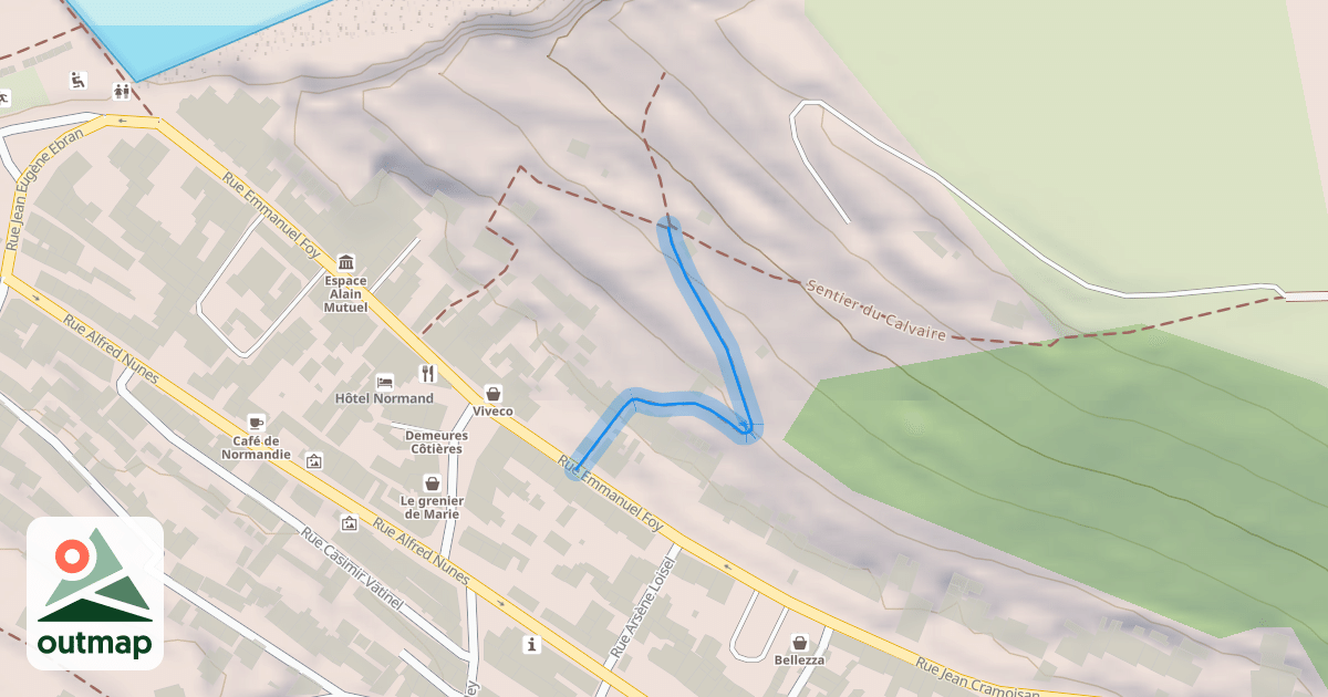 Map of Chemin Catherine de Monchy