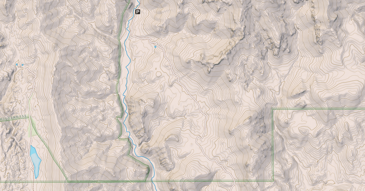 Map preview of CHALK BASIN