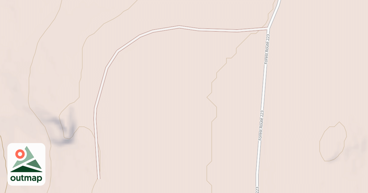 Map of GLOOM CREEK SPUR 4