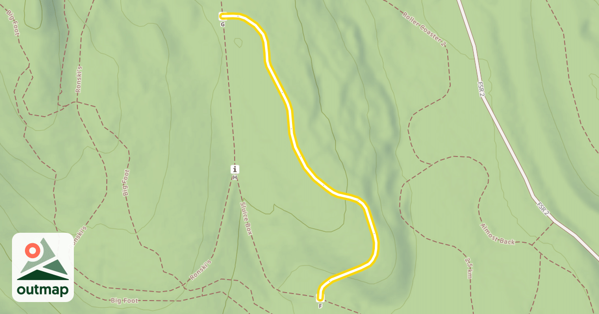 Map of Birch Bench