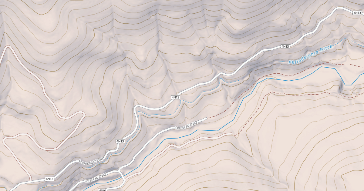 Map preview of FRASER FLAT RD