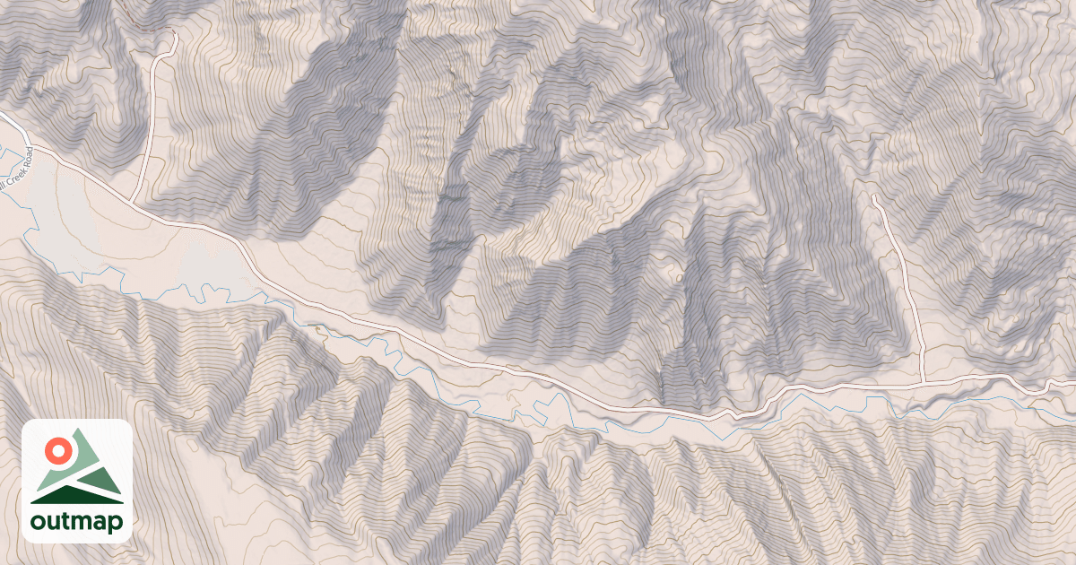 Map of FALL CREEK