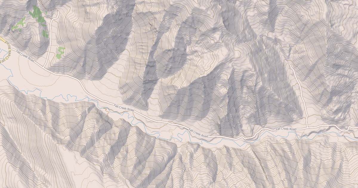 Map preview of FALL CREEK