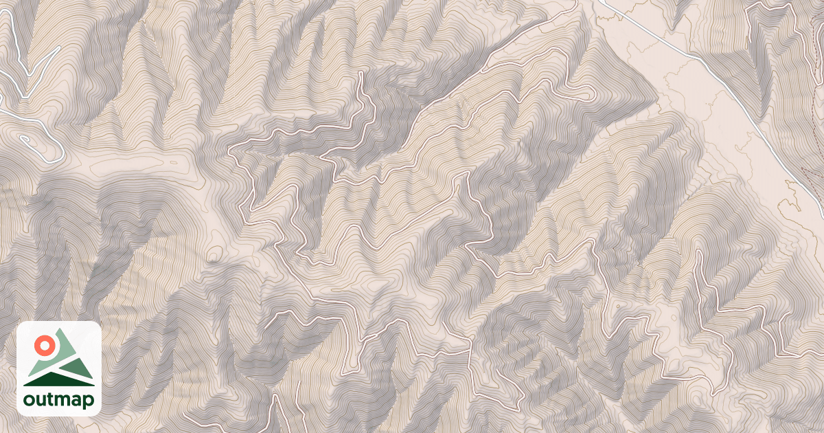 Map of SOUTH FORK TAMARACK CREEK