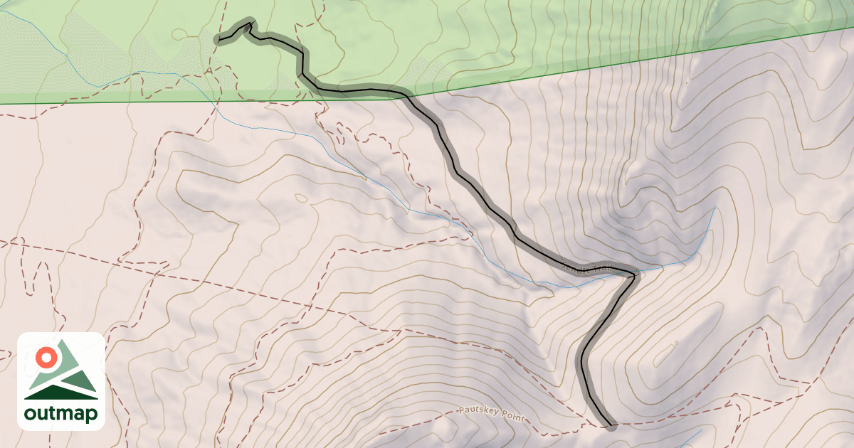 Map of SendIt Trail