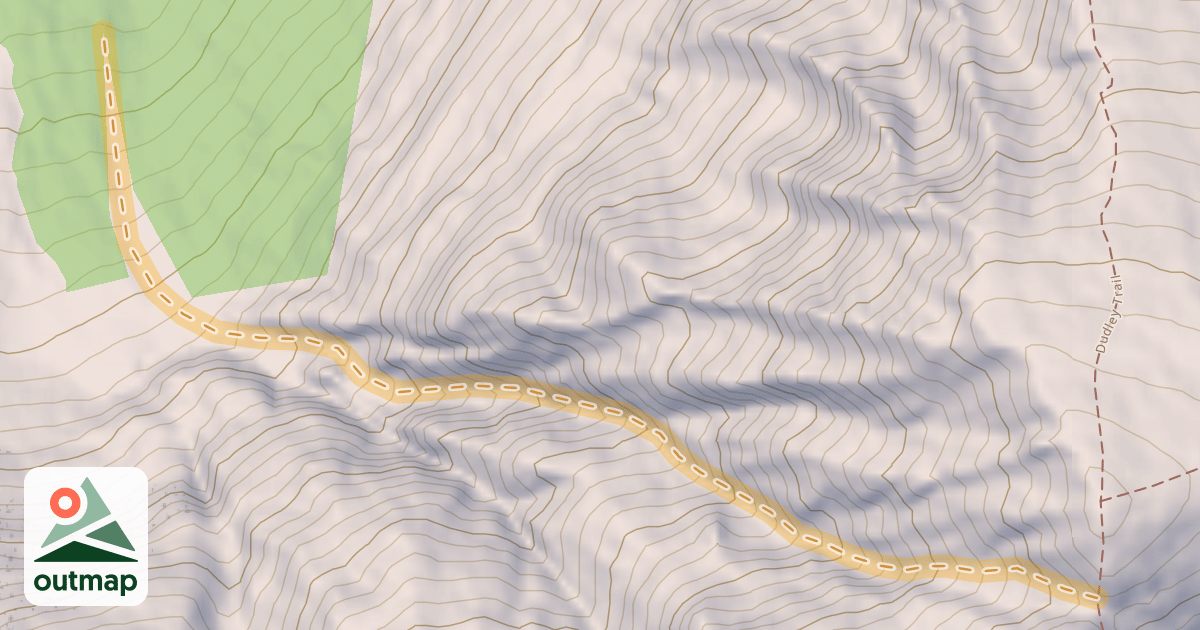 Map of The Chimney Couloir