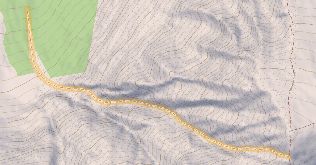 Map preview of The Chimney Couloir