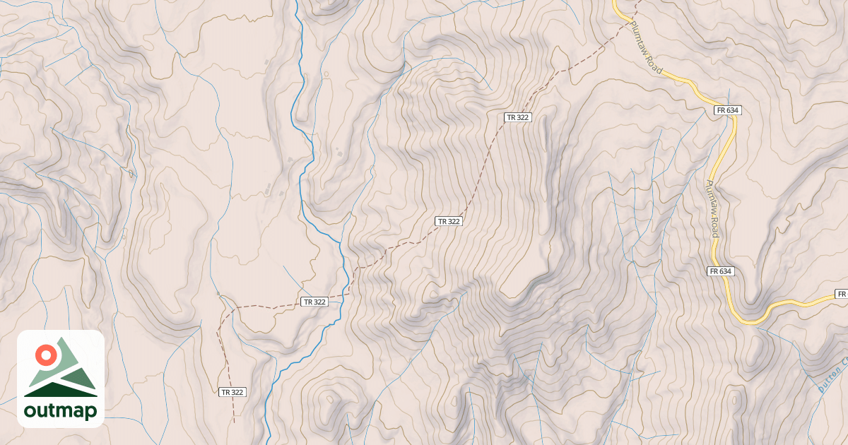 Map of CADE MOUNTAIN ATV