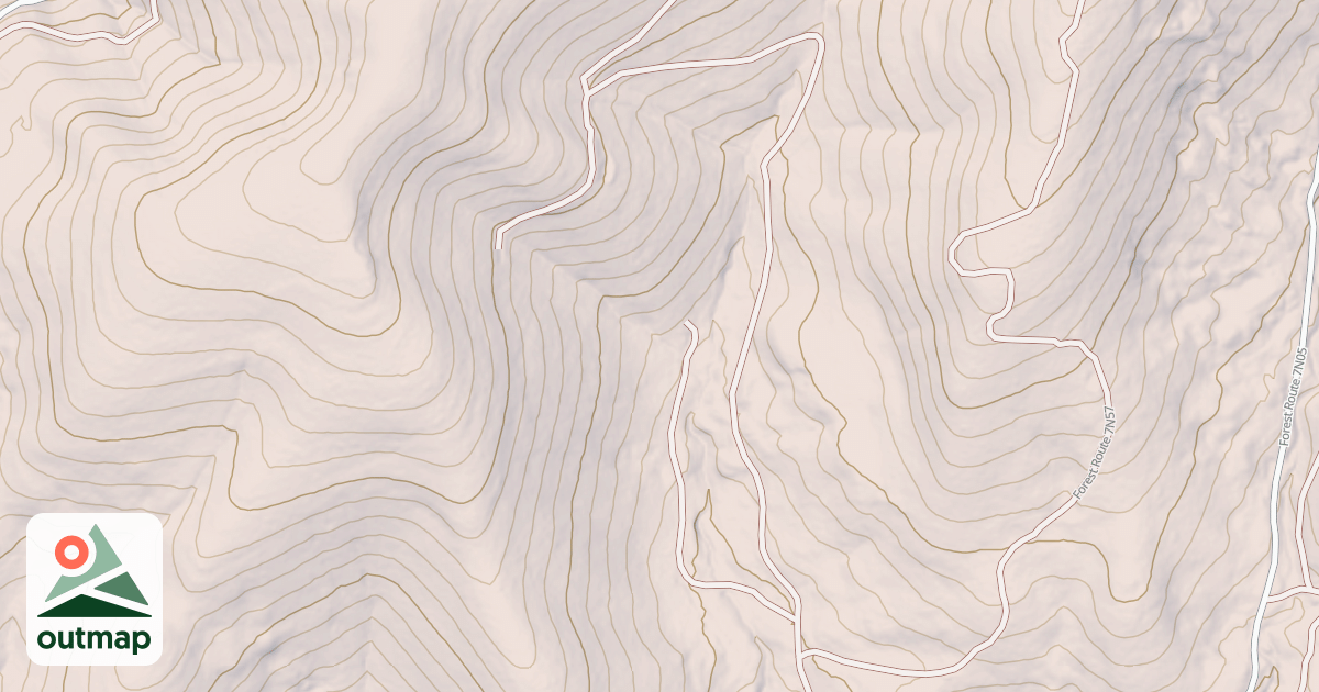 Map of USFS Motor Vehicle Use Map Roads {744B7758-17F5-4C3E-AFAB-719C19DB45D6}