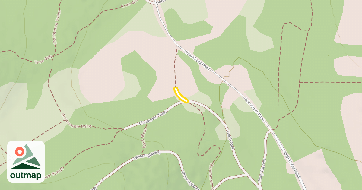 Map of North Fork