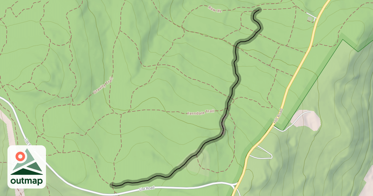 Map of Dane's Run