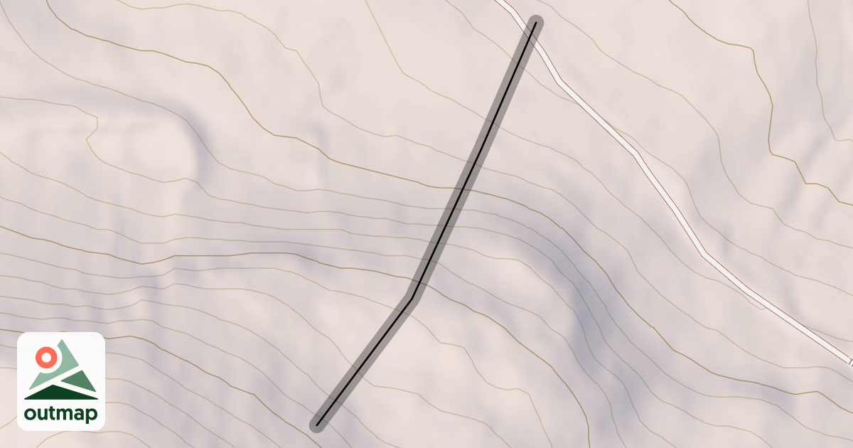 Map of Peak Chutes