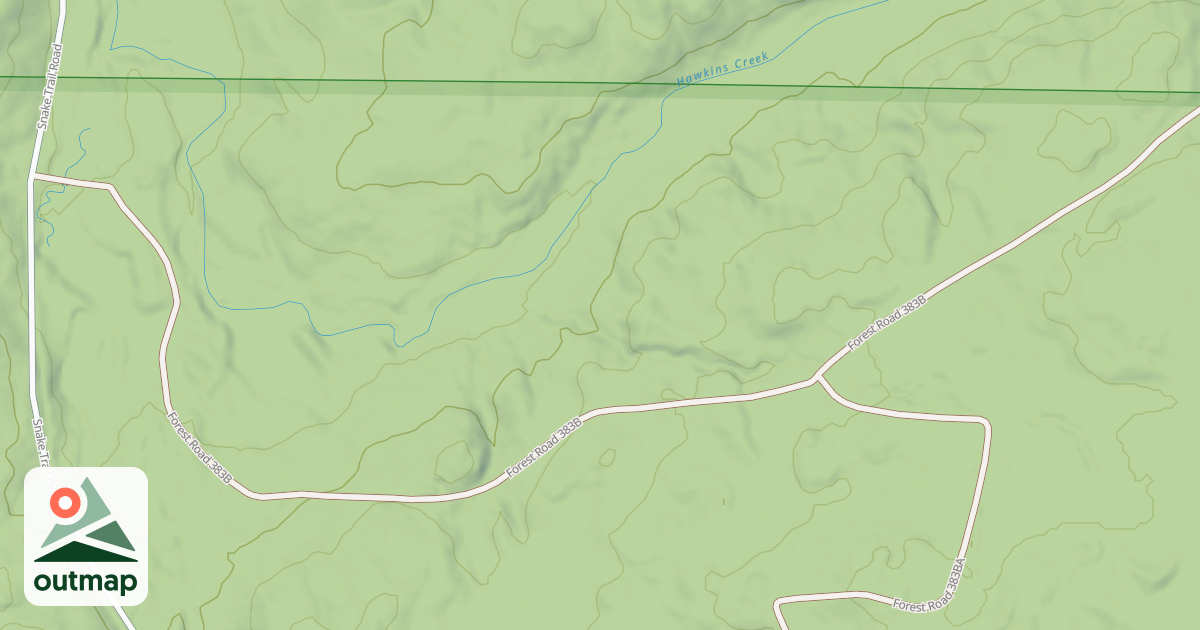 Map of FR 383B