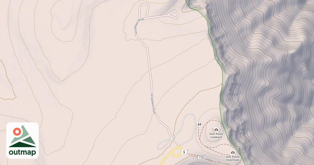 Map of S 114A SACAJAWEA