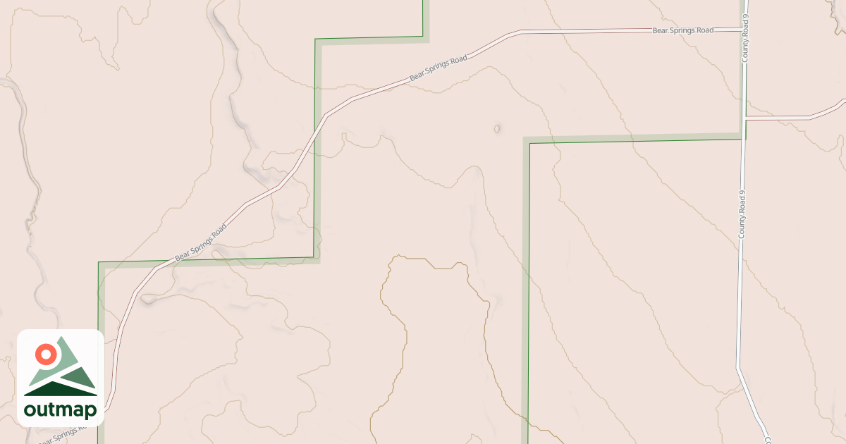 Map of BEAR SPRINGS