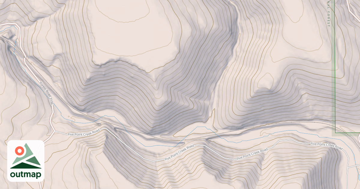 Map of USFS National Forest System Roads {C36E097F-9C50-426D-8722-2079ADB7D961}