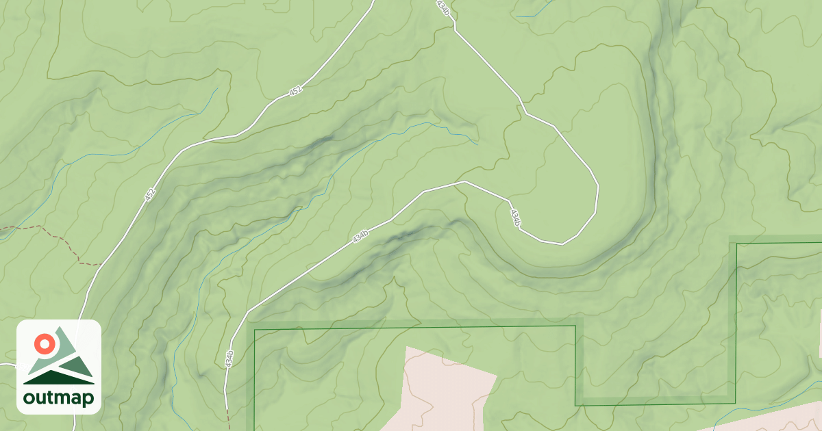 Map of 434B