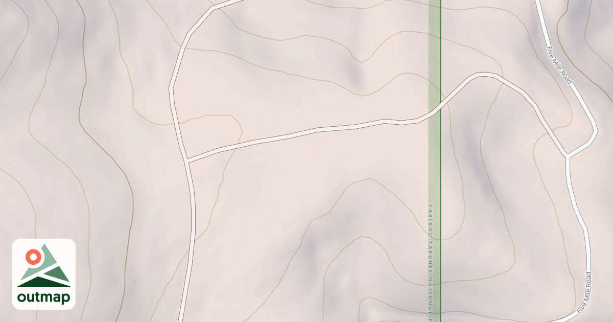 Map of LEFT FIVEMILE