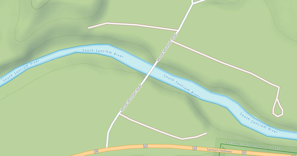 Map preview of MOOSE MOUNTAIN RD