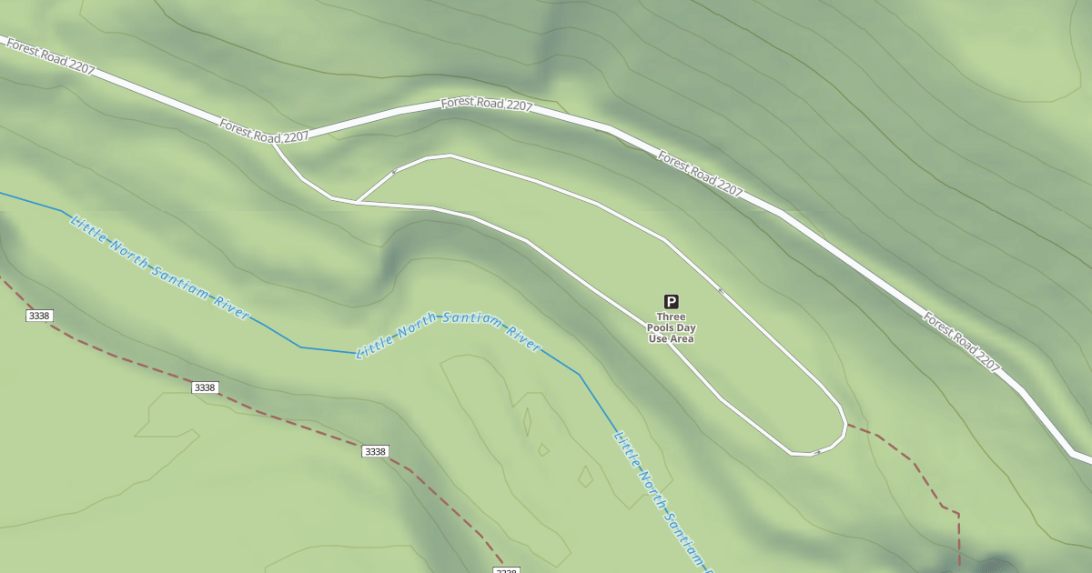 Map preview of USFS Motor Vehicle Use Map Roads {DF87C328-897F-4706-A682-047E87F7D1FE}