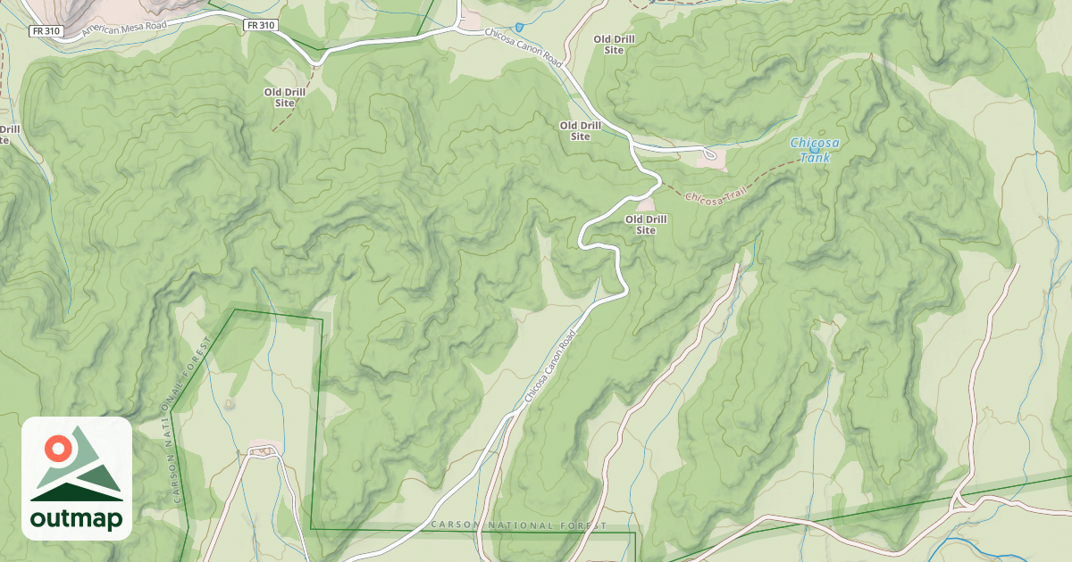 Map of CHICOSA CANON
