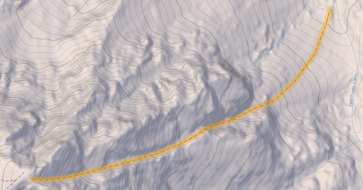 Map preview of Cross Couloir