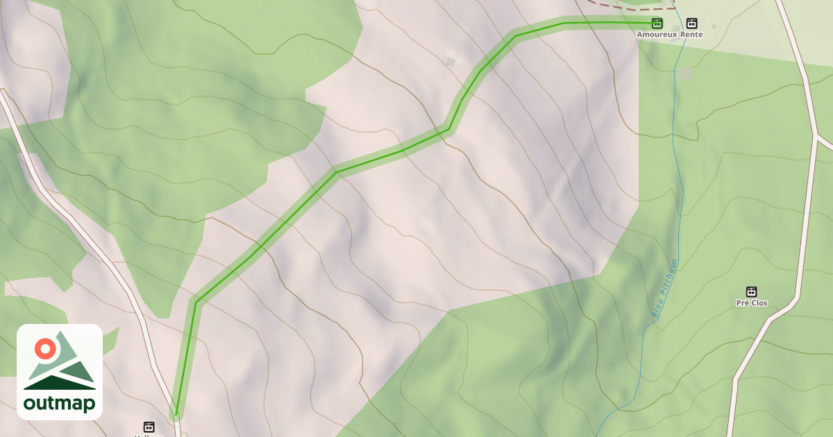 Map of Piste des Amoureux