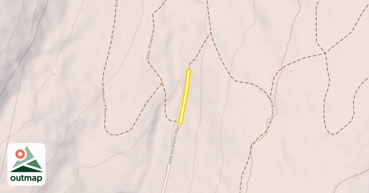 Map of West Hill Branch Road