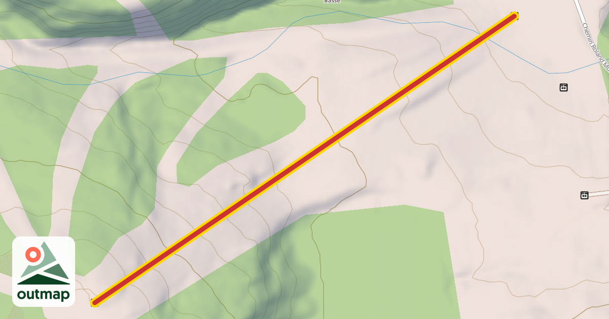 Map of Télésiège Quadruple