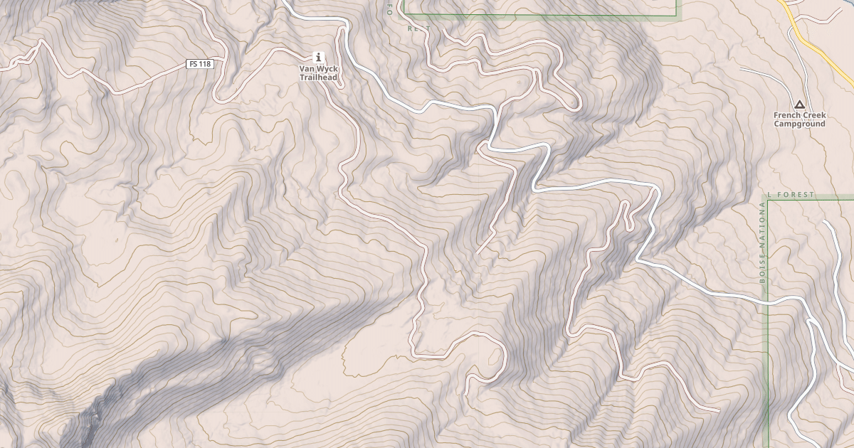 Map preview of CAMPBELL CREEK