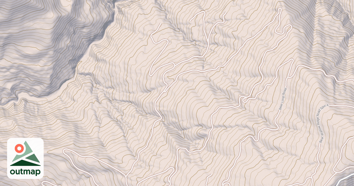 Map of COUGER CREEK