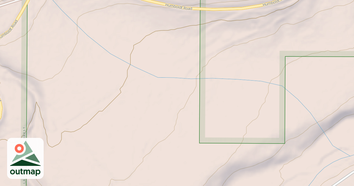 Map of CORRAL SPUR