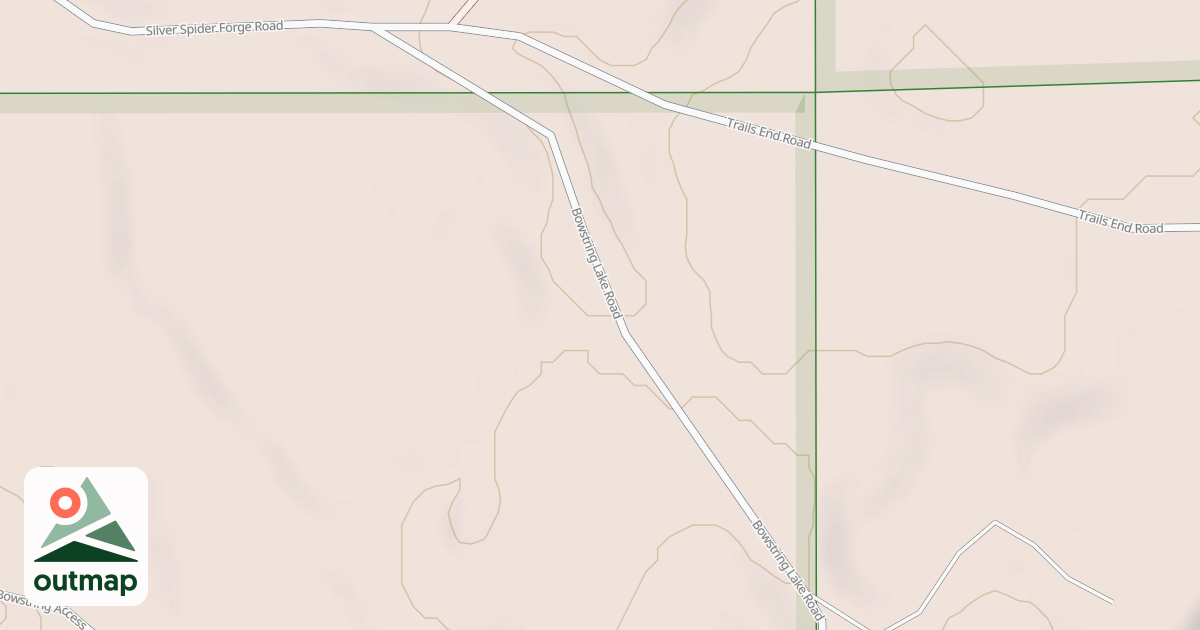 Map of BOWSTRING LAKE LANE
