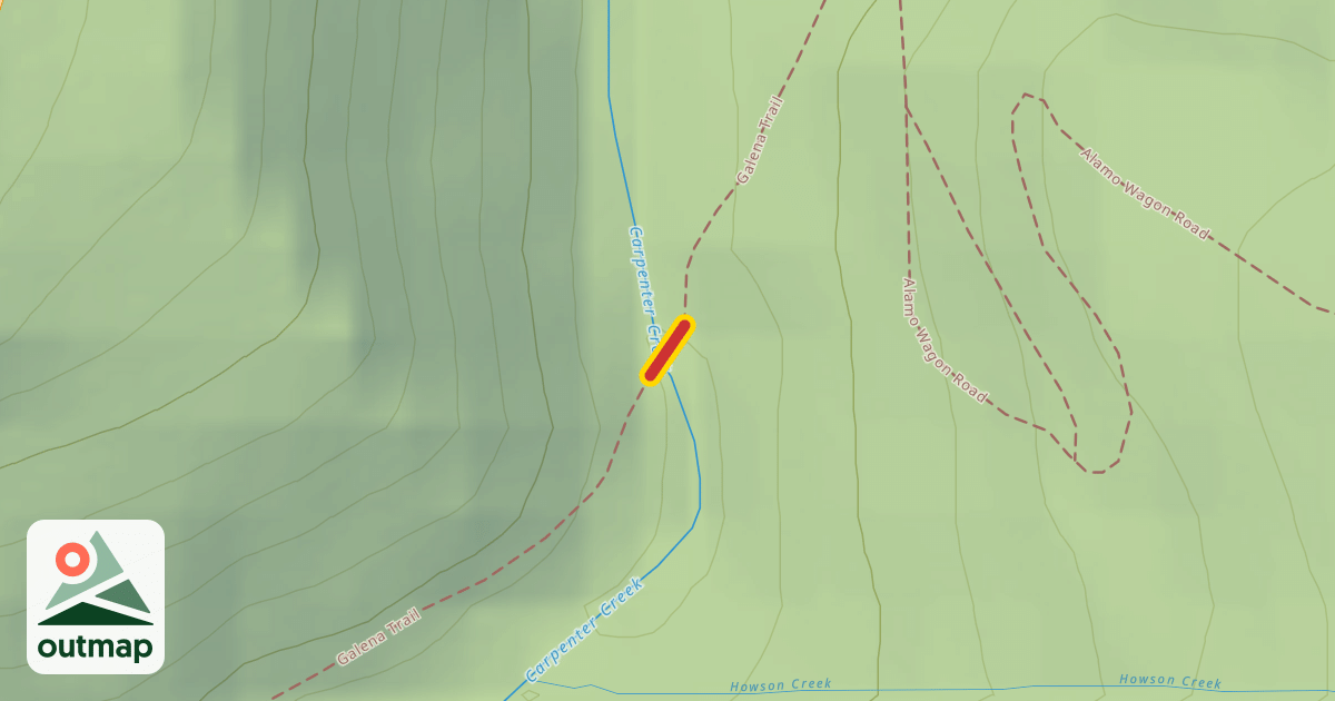 Map of Cable Car